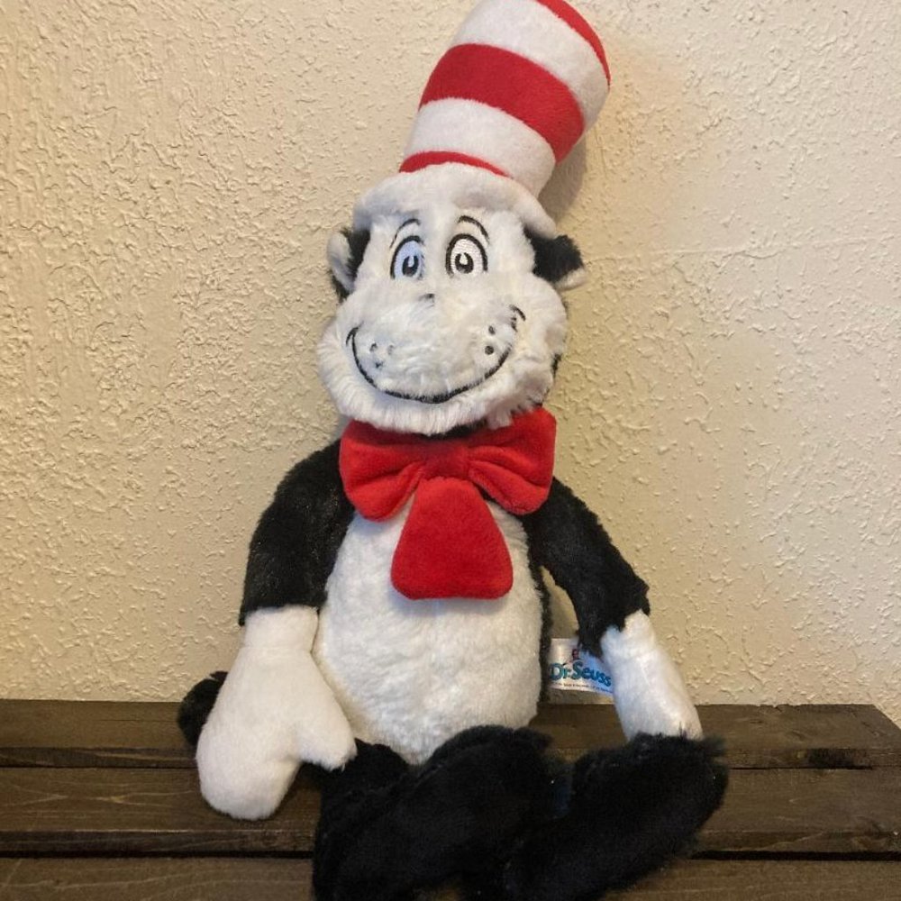 Dr. Seuss 17" Cat In The Hat Plush By Aurora Brand Stuffed Animal Toy 2021